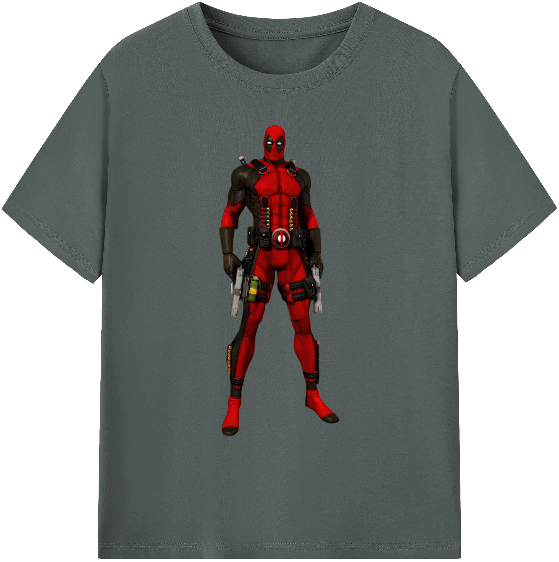 （画像用） Deadpool デッドプール 綿100％ メンズ半袖Tシャツ｜肌触りやわらか＆通気性